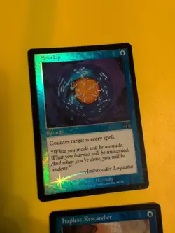 Hapless Researcher & Envelop Judgment. Old VIntage.MTG 2 Card.FOIL - Image 5