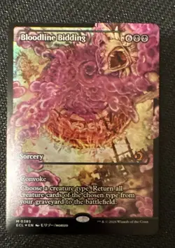Bloodline Bidding Showcase Foil Lorwyn Eclipsed Card #0385 MTG LP - Image 1