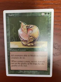 MTG Lure CARD SINGLE USED EXCELLENT CONDITION SEE PHOTOS - Image 1