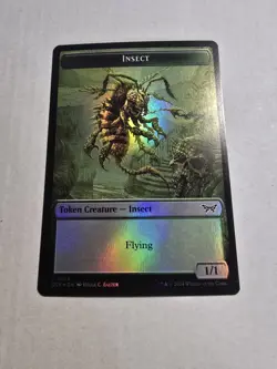 Insect (0013) Spider Double-Sided Token Duskmourn: House of Horror Foil - Image 1