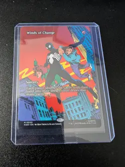 Winds Of Change 0030 Borderless Spider Man MTG Magic The Gathering Card NM - Image 1
