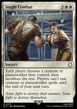 Single Combat - Non-Foil - Fallout - 172 | MTG Card - Image 3