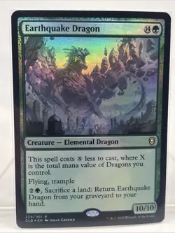 Earthquake Dragon Commander Legends: Battle for Baldur's Gate Foil - Image 1