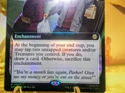 Rent is Due rare foil magic the gathering spider-man trading card singles - Image 3