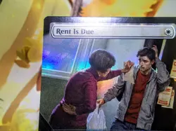 Rent is Due rare foil magic the gathering spider-man trading card singles - Image 4