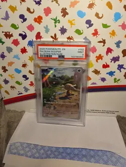 PSA 9 Pokemon TCG Paldean Wooper 102/094 Phantasmal Flames - Image 1