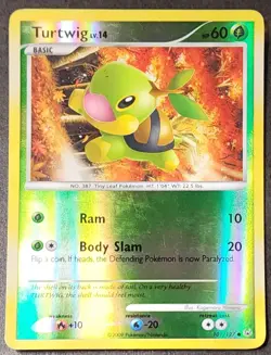 Pokemon TURTWIG 101/127 Reverse Holo (2009 Platinum) NM - Image 1