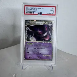 Pokemon Gengar Prime Triumphant 94/102 Holo Ultra Rare 2010 PSA 9 English - Image 1