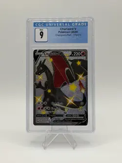 CGC 9 2020 Pokemon Champion’s Path Charizard V Shiny 079/073 Graded TCG Card. - Image 1