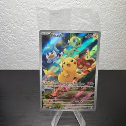 Pokemon TCG Pikachu SVP 027 Paldea Evolved ETB Black Star Promo (SEALED) - Image 1
