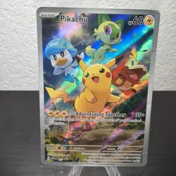 Pokemon TCG Pikachu SVP 027 Paldea Evolved ETB Black Star Promo (SEALED) - Image 2