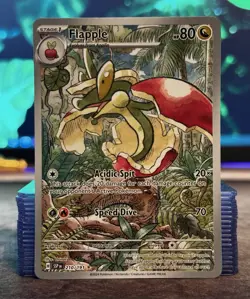 Pokemon TCG Flapple 210/191 Scarlet/Violet Surging Sparks Illustration Rare - Image 1