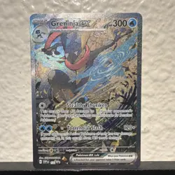 Pokemon TCG Greninja ex 132 SVP Black Star Promo EX Holo Card NM - Image 1
