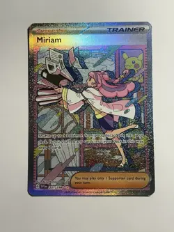 Pokemon Scarlet Violet Base Set Miriam Special Illustration 251/198 NM CLEAN! - Image 1