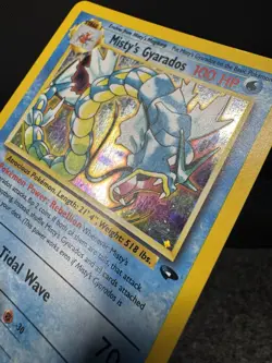 Pokemon TCG Misty's Gyarados Holo Rare Gym Challenge 13/132 Unlimited Edition MP - Image 3