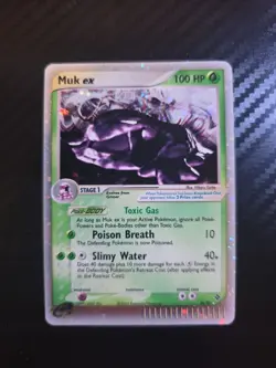 Pokemon Muk EX Dragon Holo Ultra Rare TCG Card 96/97 - Image 1