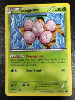 Pokemon Card - Exeggcute - Propogation - UC (4/116) BW Plasma Freeze LP - Image 1