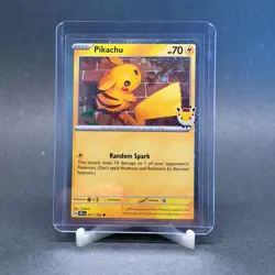 Pikachu | 051/162 | Promo Pokemon Day 2026 Stamped Cosmos Holo | 2026 - Image 1