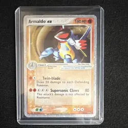 Pokemon Armaldo ex 16/17 EX Stage 2 Holo HP 160 2004 EN TCG Card Stock - Image 1