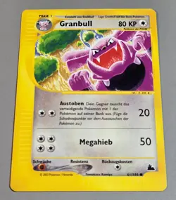 Granbull # 61/144 Common Skyridge 2003 Pokemon Deutsch Near Mint Vintage - Image 1