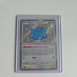 Ditto 201/091 - Paldean Fates Baby Shiny Holo Rare - Pokemon TCG Card NM - Image 1
