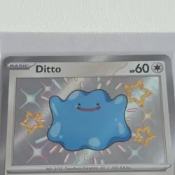 Ditto 201/091 - Paldean Fates Baby Shiny Holo Rare - Pokemon TCG Card NM - Image 3