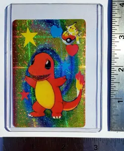 1999 Pokemon Pocket Monsters Bandai Sticker/Card #231 Charmander MINT! - Image 2