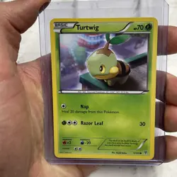 Pokemon TCG Plasma Storm - Turtwig 1/135 LP+ Nintendo Common Card Pokemon 2012 - Image 1