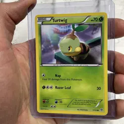 Pokemon TCG Plasma Storm - Turtwig 1/135 LP+ Nintendo Common Card Pokemon 2012 - Image 2