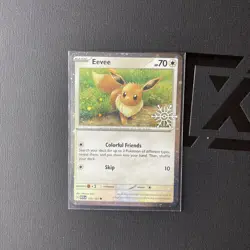 Eevee 133/165 Pokemon Holiday Calendar 2025 Festive Stamp Snowflake Sealed - Image 1