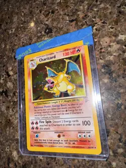 Pokemon Charizard 2nd Edition Holo Card 4/130 Base Set 2 - Image 3