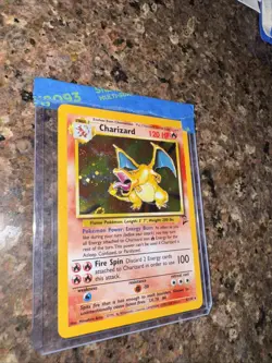 Pokemon Charizard 2nd Edition Holo Card 4/130 Base Set 2 - Image 4
