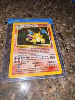 Pokemon Charizard 2nd Edition Holo Card 4/130 Base Set 2 - Image 5