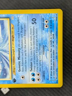Kingdra 19/64 - Neo Revelation 1st Edition Non-Holo Rare Pokemon TCG NM - Image 5