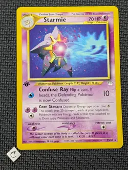 Starmie 25/64 - Neo Revelation 1st Edition Rare Card WOTC NM - Image 1