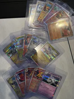 Pokemon TCG Rare & Shiny Lot (16 Cards) | Paldean Fates + Charizard ex Packs - Image 2