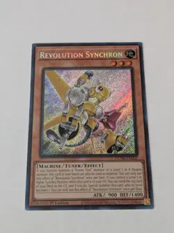 Yugioh Revolution Synchron DUNE-EN002 1st Edition Secret Rare NM - Image 1