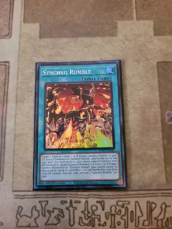 YUGIOH SYNCHRO RUMBLE AGOV-EN060 SUPER 1ST ED NM - Image 1