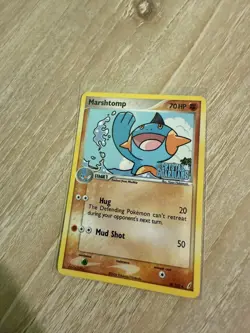 Marshtomp STAMPED 38/100 EX Crystal Guardians Rev Holo Played PL - Pokemon Card - Image 3