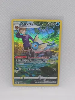 Pokemon Card Vaporeon Brilliant Stars TG02/TG30 Full Art Trainer Gallery MINT - Image 1