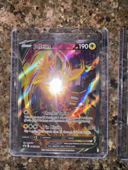 Jolteon V SWSH183 SWSH: Sword & Shield Promo Cards Holo Near Mint NM - Image 2
