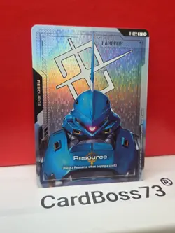 Resource (R-022) (C+) Gundam Card Game . Steel Requiem C+ R-022 - Image 3