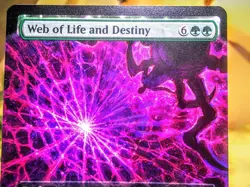 Web of Life and Destiny mythic magic the gathering spider-man trading card - Image 2