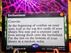 Web of Life and Destiny mythic magic the gathering spider-man trading card - Image 3