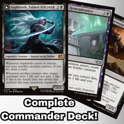 Sephiroth, Fabled SOLDIER Commander Deck EDH 100 Magic Cards Custom Deck MTG - Image 1