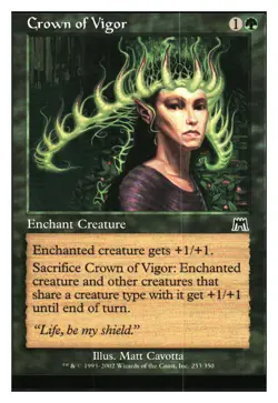 Crown of Vigor Onslaught MTG - NM+ Mythic Relics - Image 1