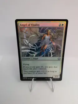 MTG Angel of Vitality Foil 706 Foundations Magic The Gathering - Image 1