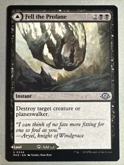 MTG / Fell the Profane / MH3 / #0244 / Regular / Uncommon / NM - Image 1