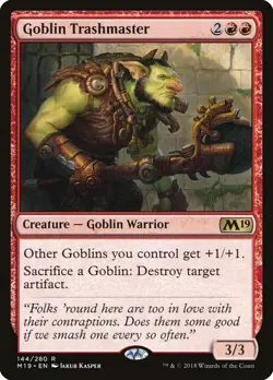 1x Goblin Trashmaster M19 FOIL Near Mint NM MTG - Image 1