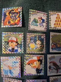 A Bundle Of Pokemon Artbox Prism Stickers & 1 Gold (Vintage-1999). - Image 2